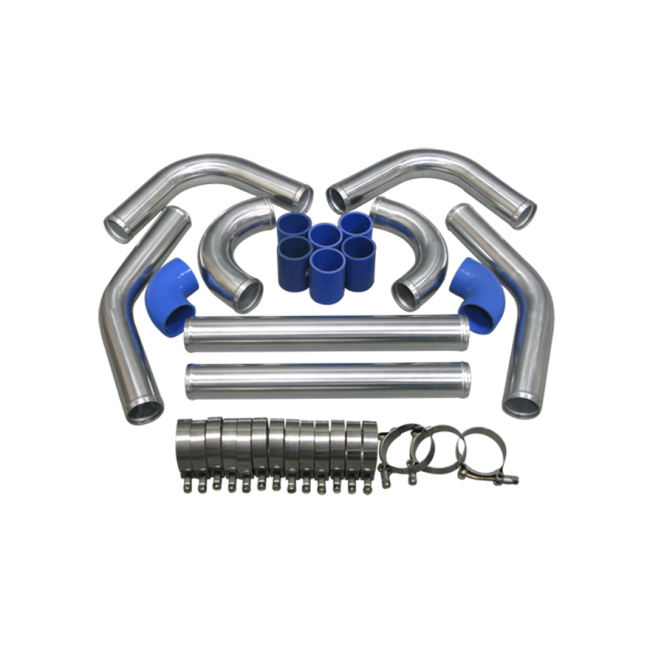 Aluminum Universal Turbo Intercooler Piping Kit W Pipe Degree